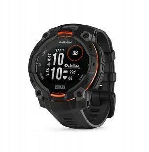 Смарт-часы Garmin Instinct 3 45mm Solar Black with Black Band (010-02934-00/40) 614369 фото