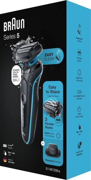 Електробритва чоловіча Braun Series 5 51-M1200S 012706 фото