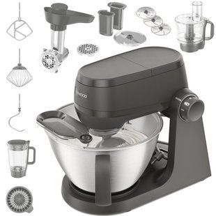 Кухонний планетарний комбайн KENWOOD KHC30.070GY 1000 Вт з м'ясорубкою та овочерізкою 2108220 фото