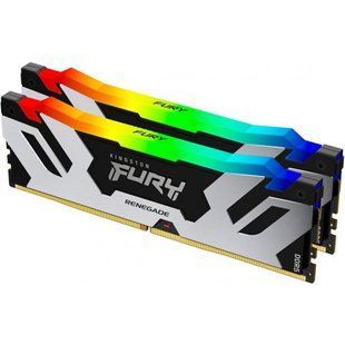 Пам'ять для настільних комп'ютерів Kingston FURY 96 GB (2x48GB) DDR5 6000 MHz Renegade RGB (KF560C32RSAK2-96) 033865 фото