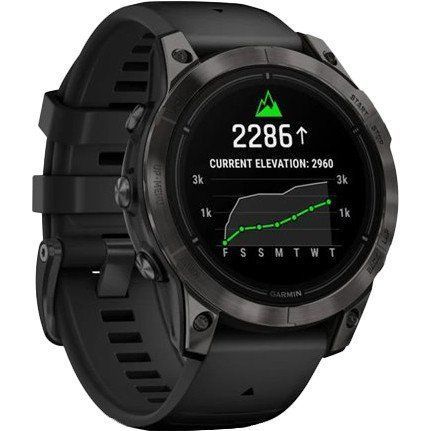 Смарт-часы Garmin Epix Pro Gen 2 Sapphire 47mm Carbon G. DLC Tit. with Black Band (010-02803-10/11/54) 035051 фото