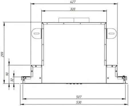 Витяжка вбудована Akpo WK-10 Neva Glass Black 006042 фото