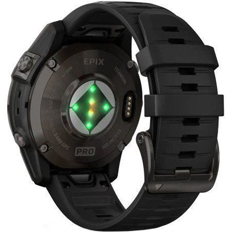 Смарт-часы Garmin Epix Pro Gen 2 Sapphire 47mm Carbon G. DLC Tit. with Black Band (010-02803-10/11/54) 035051 фото