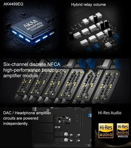 ЦАП з підсилювачем для навушників Topping DX9 Silver 612134 фото