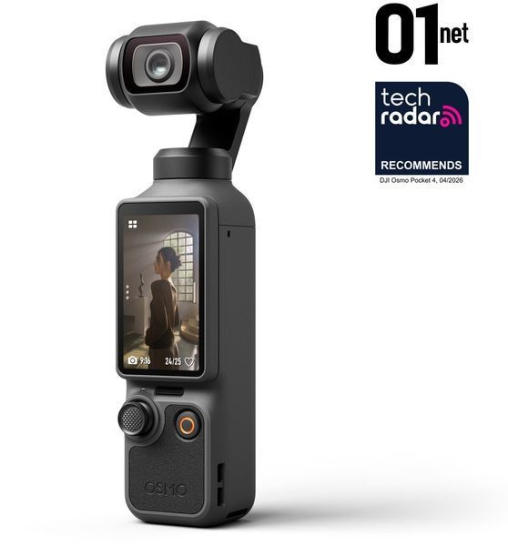Екшн-камера DJI Osmo Pocket 4 Standard Combo, 4K 240FPS, 1" CMOS, 14-ступеневий HDR, 3-осьова стабілізація, 2&times; зум, ActiveTrack 7.0, Wi-Fi, Bluetooth 2123615 фото