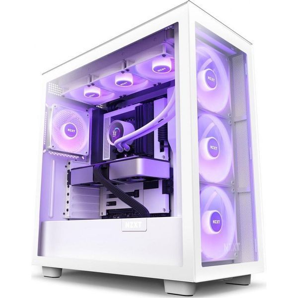 Водяное охлаждение NZXT Kraken 360 RGB White (RL-KR360-W1) 014149 фото