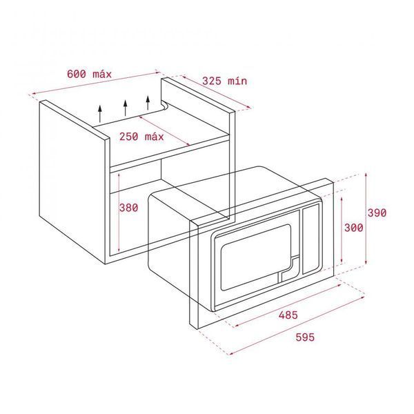 Мікрохвильовка з грилем Teka Total MS 620 BIS (40584010) 021245 фото