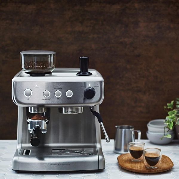 Ріжкова кавоварка еспресо Breville Barista Max VCF126X 036038 фото