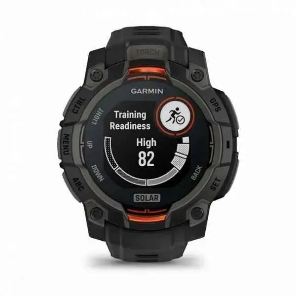 Смарт-годинник Garmin Instinct 3 45mm Solar Black with Black Band (010-02934-00/40) 614369 фото