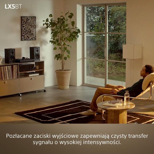 Програвач вінілу SONY PS-LX5BT Чорний, автоматичний, пасовий привід, Bluetooth, Hi-Res Audio, фонокоректор, швидкість 33 1/3, 45 об/хв 2110748 фото