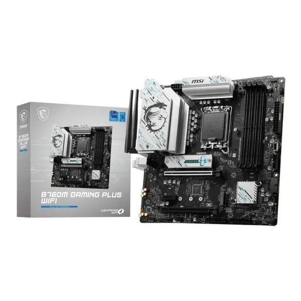 Материнська плата MSI B760M Gaming Plus WiFi (911-7D99-017) 022639 фото