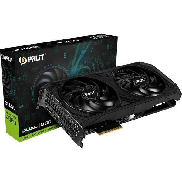 Видеокарта Palit GeForce RTX 4060 Dual (NE64060019P1-1070D) 014021 фото
