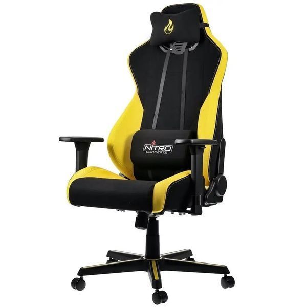 Комп'ютерне крісло для геймера Nitro Concepts S300 Astral Yellow 019388 фото