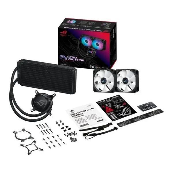 Водяное охлаждение Asus Rog Strix LC III 240 ARGB (90RC00S1-M0UAY0) 013488 фото