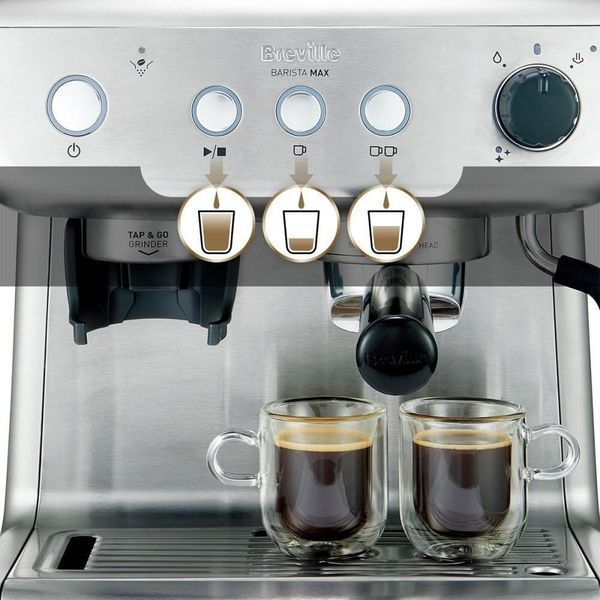 Ріжкова кавоварка еспресо Breville Barista Max VCF126X 036038 фото