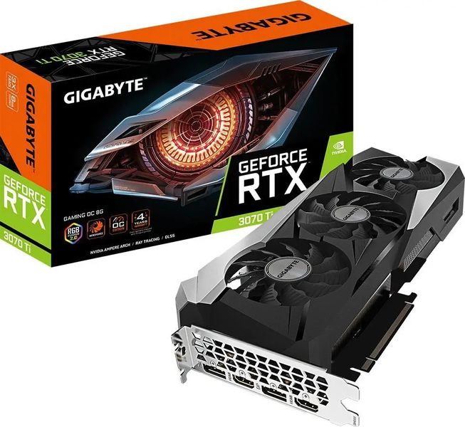 Відеокарта Gigabyte GeForce RTX 3070 Ti Gaming OC 8G (GV-N307TGaming OC-8GD) 357914 фото