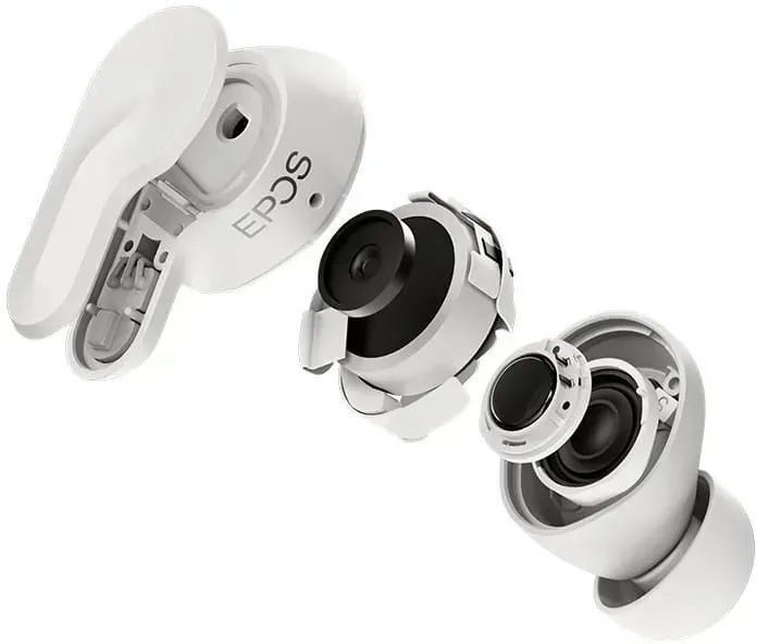 Наушники TWS Sennheiser Epos Adapt E1 Nordic White (1001261) 595803 фото