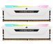 Пам'ять для настільних комп'ютерів Corsair 32 GB (2x16GB) DDR4 3600 MHz Vengeance RGB Pro SL White (CMH32GX4M2D3600C18W) 026291 фото 1