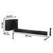 Саундбар SHARP HT-SBW312 Чорний 2.1-канальний, Бездротовий сабвуфер, HDMI eARC, Dolby Atmos, Bluetooth, Еквалайзер 2094712 фото 2