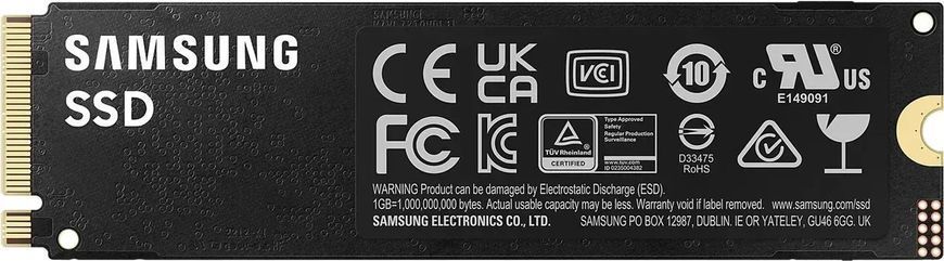 SSD накопичувач Samsung 990 PRO 1 TB (MZ-V9P1T0BW) 458945ua фото