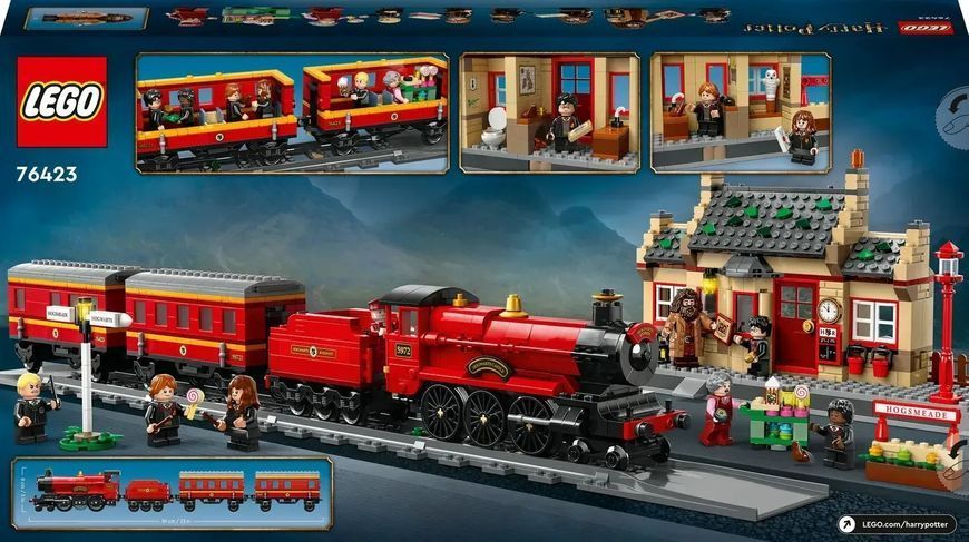 Блоковий конструктор LEGO Harry Potter Хогвартс-Експрес та станція Хогсмід (76423) 613438 фото