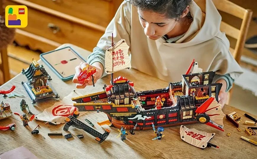 Блочный конструктор LEGO Ninjago Щедрость храма (71848) 613458 фото