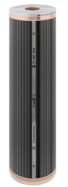 Пленка греющая инфракрасная MISSION AIR 160 Вт/м&sup2; Black Silver PTC 22 м&sup2; (22 м x 100 см) + Регулятор Aries Черный e2257476 фото
