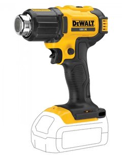 Технічний фен DeWalt DCE530N 380194 фото