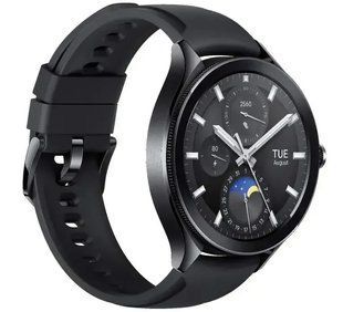 Смарт-часы Xiaomi Watch 2 Pro Bluetooth Black Case with Black Fluororubber Strap (BHR7211GL) 612738 фото