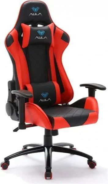 Комп'ютерне крісло для геймера Aula F1029 Black/Red 578329ua фото
