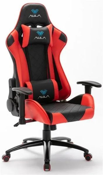 Комп'ютерне крісло для геймера Aula F1029 Black/Red 578329ua фото