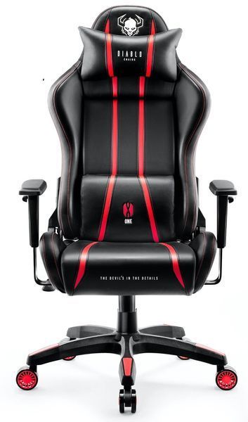 Ігрове крісло DIABLO CHAIRS X-One 2.0 King Size Чорно-червоне 203532 фото