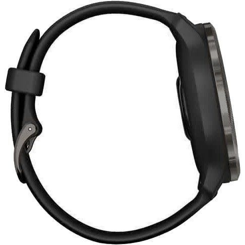 Смарт-годинник Garmin Venu 2 Slate Stainless Steel Bezel with Black Case and Silicone Band (010-02430-11/01) 035110 фото