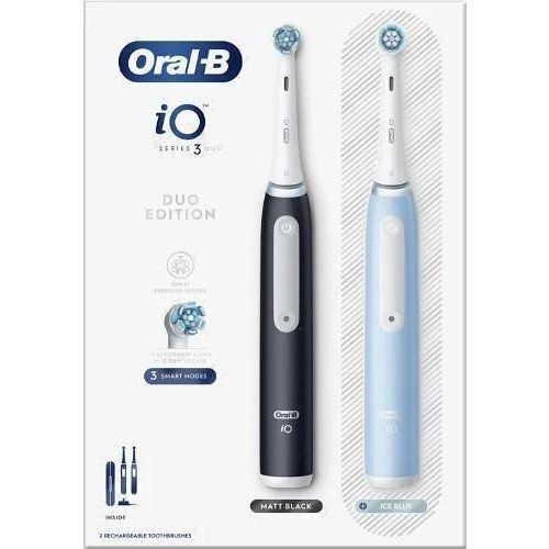 Електрична зубна щітка Oral-B iO Series 3 Duo Black & Blue 012791 фото