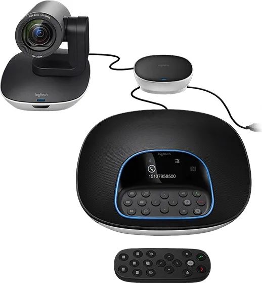 Система відеоконференцзв'язку Logitech Group Video Conferencing System (960-001057) 334028 фото