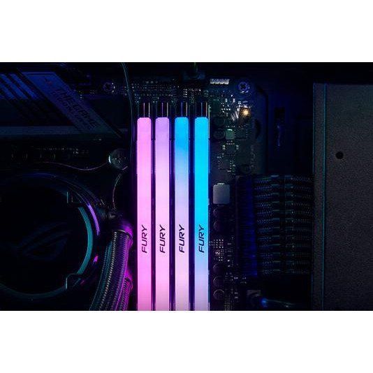 Память для настольных компьютеров Kingston FURY 32 GB (2x16GB) DDR5 6800 MHz Renegade Silver/Black RGB (KF568C36RSAK2-32) 033774 фото