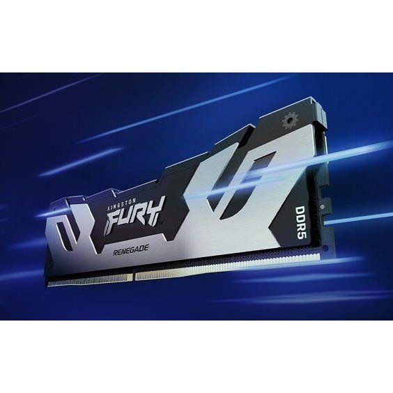 Пам'ять для настільних комп'ютерів Kingston FURY 64 GB (2x32GB) DDR5 6000 MHz Renegade Black/Silver (KF560C32RSK2-64) 033958 фото