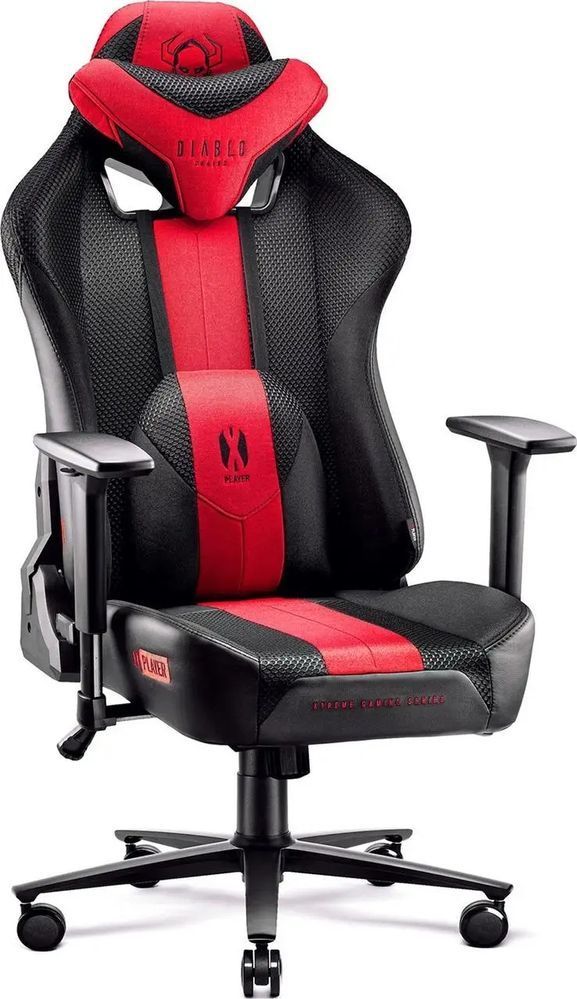 Компьютерное кресло для геймера Diablo Chairs X-Player 2.0 Normal Size Crimson/Antracite 018961 фото
