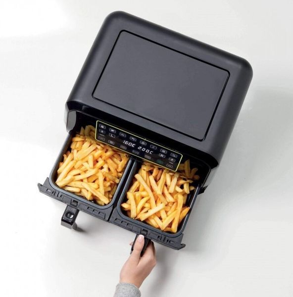 Фритюрница без масла Air Fryer ARIETE 4623/00 8л с двойной корзиной, цифровая панель управления 2039255 фото
