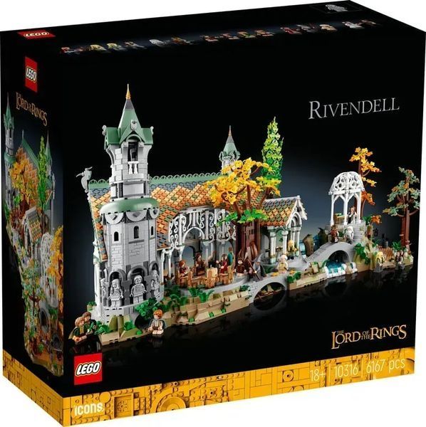 Блоковий конструктор LEGO Icons Володар кілець: Рівенделл (10316) 613530 фото