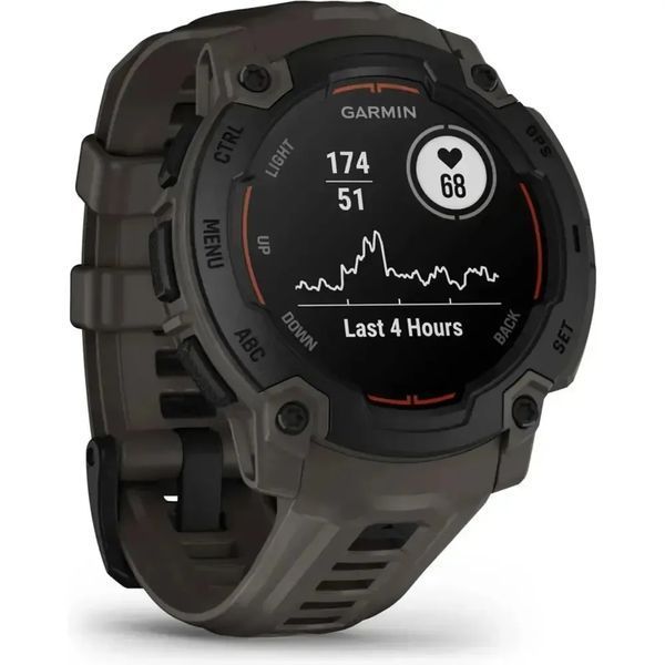 Смарт-годинник Garmin Instinct E 45mm Black with Charcoal Band (010-02933-00/13) 612674 фото