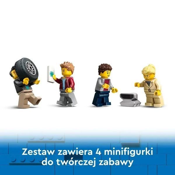 Блоковий конструктор LEGO City Вантажівка-транспортер зі спортивними авто (60408) 613318 фото