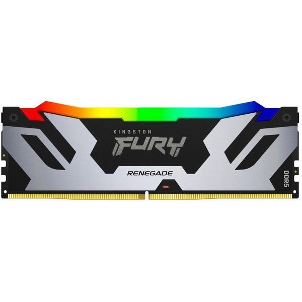 Память для настольных компьютеров Kingston FURY 32 GB (2x16GB) DDR5 6800 MHz Renegade Silver/Black RGB (KF568C36RSAK2-32) 033774 фото