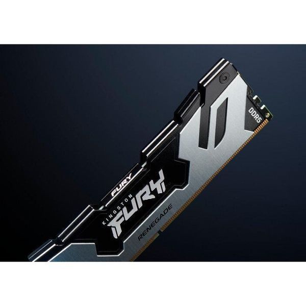 Пам'ять для настільних комп'ютерів Kingston FURY 64 GB (2x32GB) DDR5 6000 MHz Renegade Black/Silver (KF560C32RSK2-64) 033958 фото