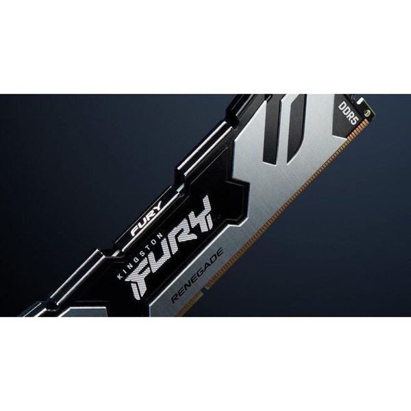Пам'ять для настільних комп'ютерів Kingston FURY 64 GB (2x32GB) DDR5 6000 MHz Renegade Black/Silver (KF560C32RSK2-64) 033958 фото