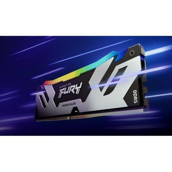 Память для настольных компьютеров Kingston FURY 32 GB (2x16GB) DDR5 6800 MHz Renegade Silver/Black RGB (KF568C36RSAK2-32) 033774 фото
