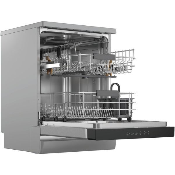 Посудомийна машина WHIRLPOOL W3FP36X з функцією половинного завантаження, 60 см, Inox 2141327 фото