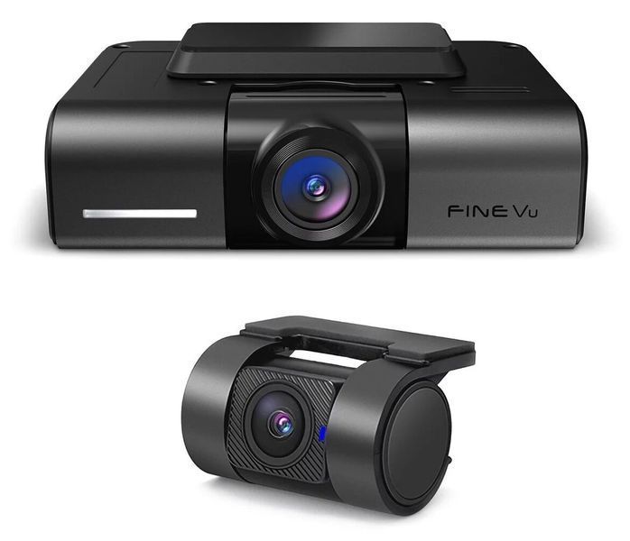 Відеореєстратор FINEVU GX1000 Cloud QHD, GPS, WiFi + задня камера + карта пам'яті 128 ГБ 2095973 фото