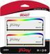 Пам'ять для настільних комп'ютерів Kingston Fury 32 GB (2x16GB) DDR4 3600 MHz BEast RGB Special Edition White (KF436C18BWAK2/32) 032557 фото 3
