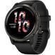 Смарт-годинник Garmin Venu 2 Slate Stainless Steel Bezel with Black Case and Silicone Band (010-02430-11/01) 035110 фото 1